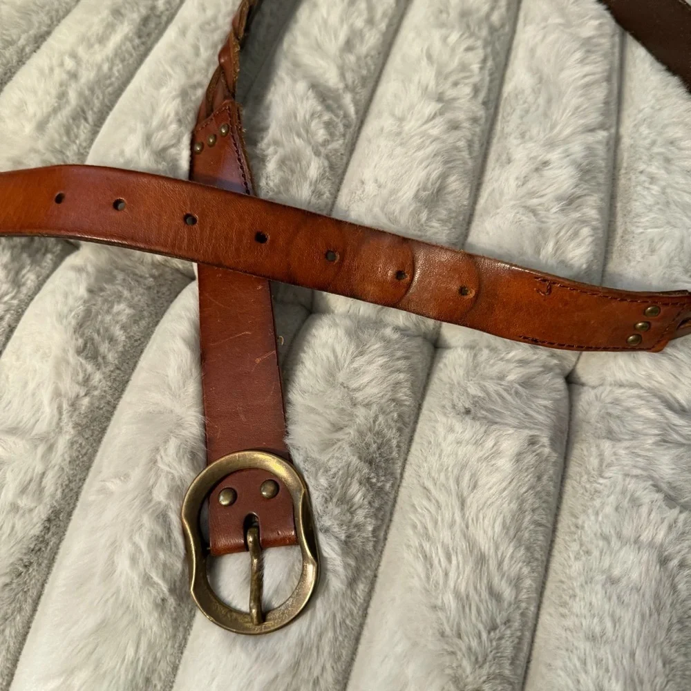 Vintage genuine leather belt.